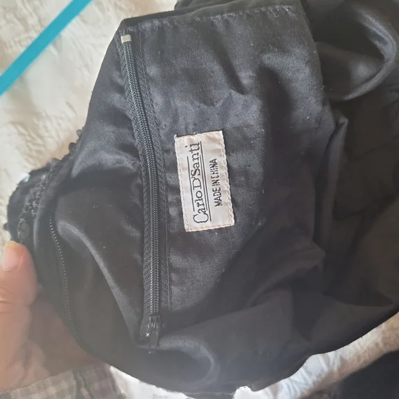 Y2K Large Black Sequin Hobo Bag - Picture 4 of 11